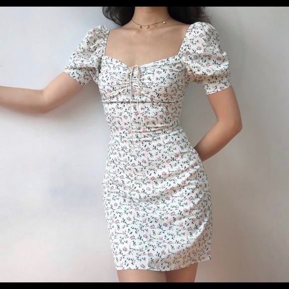 YesStyle Cottagecore Floral Dress - Picture 2 of 3